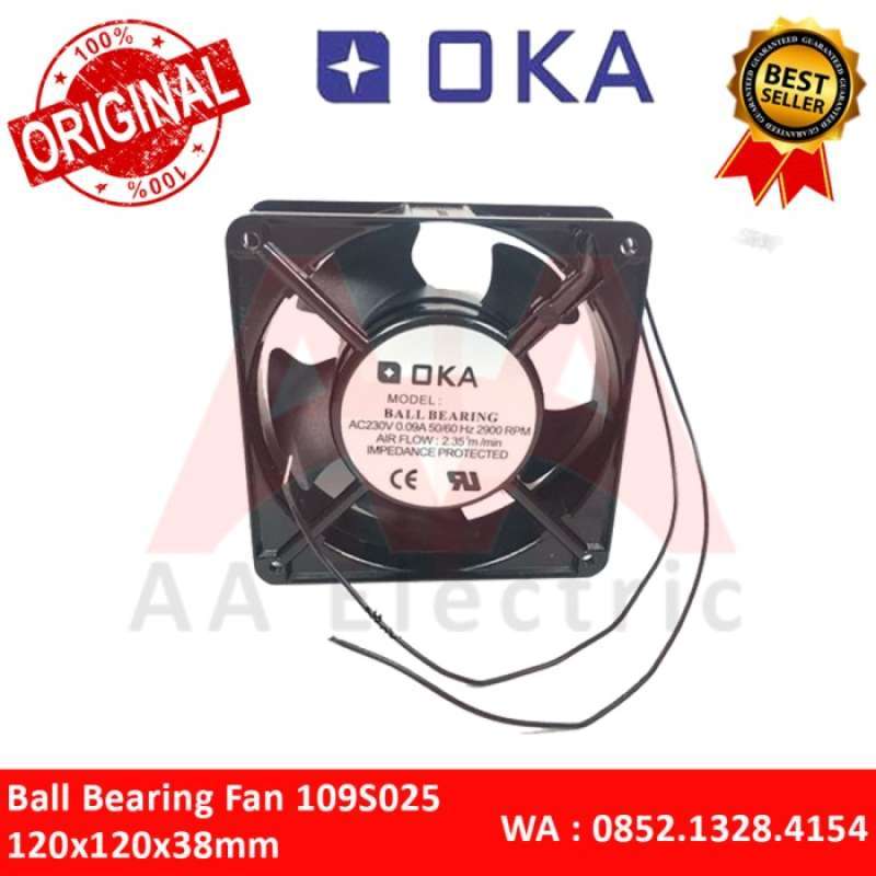 Promo Ball Bearing Fan 109S025 / 109S025 (120x120x38mm) 25 Watt OKA