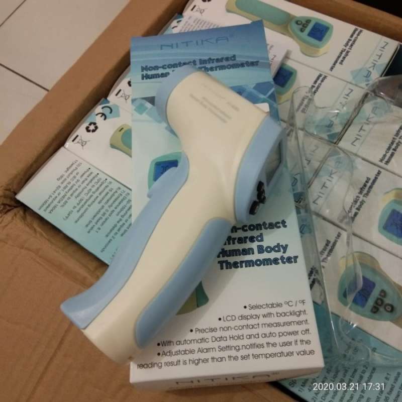 Promo Infrared Thermometer DIGITAL NON Contact Human Body Diskon 23% di ...
