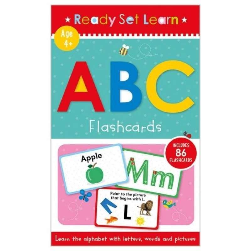Jual Buku Import Ready, Set, Learn Abc Flashcards Di Seller Indah