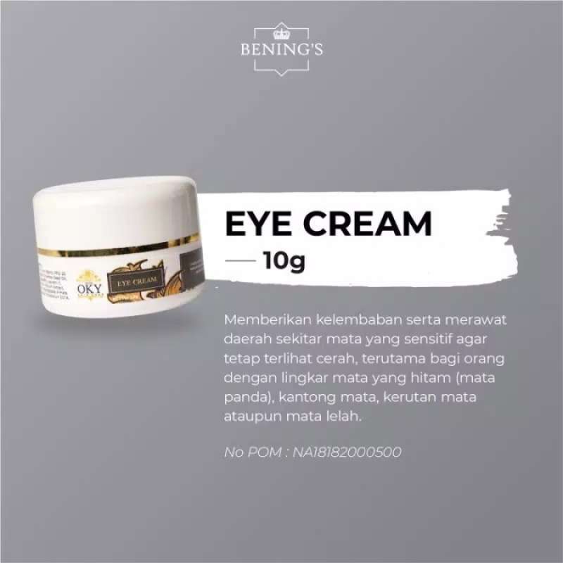 Promo Eye Cream ( Mata Panda ) Benings Clinic by dr. oky Pratama Diskon