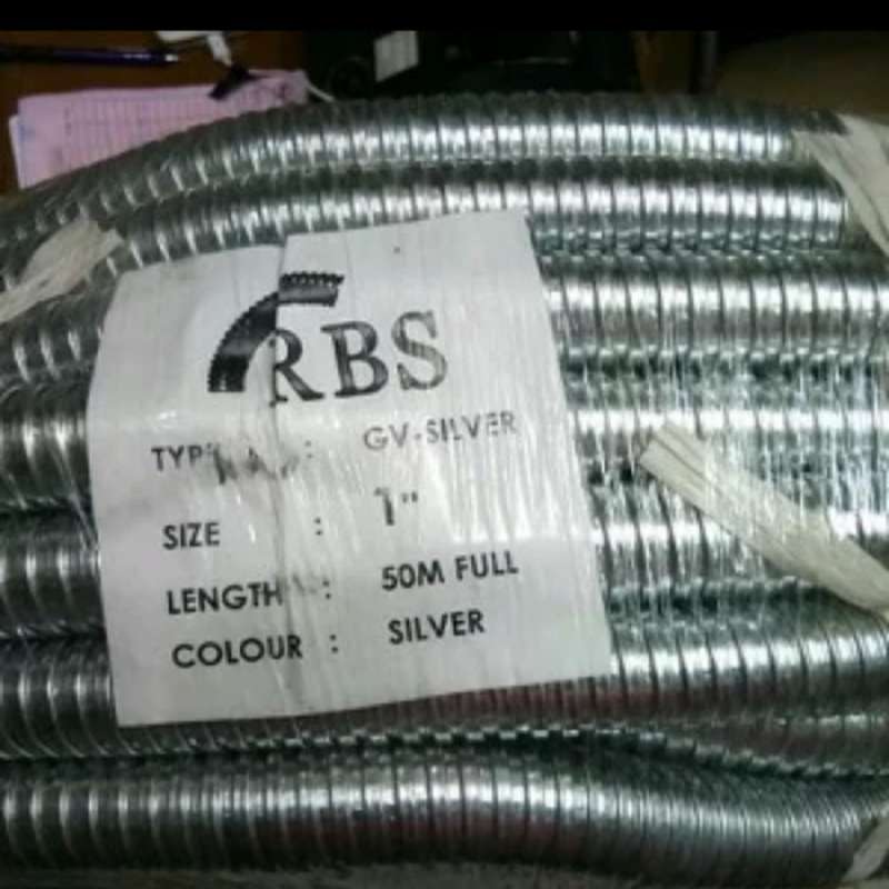 Promo FLEXIBLE GALVANIS CONDUIT / FLEXIBLE METAL CONDUIT UK. 1 1/2 INCH