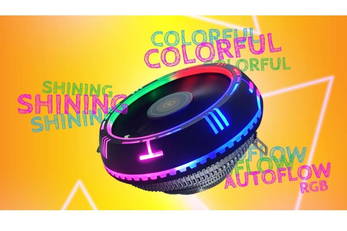 Auto Rgb Fan Jual Cube Gaming Blowing - Auto Rgb Fan - Gaming Cooler For All Intel ...