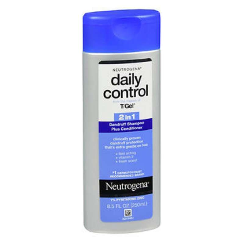Promo Neutrogena T/Gel Daily Control 2 In 1 Dandruff Shampoo Plus Conditioner, Count of 1 Diskon