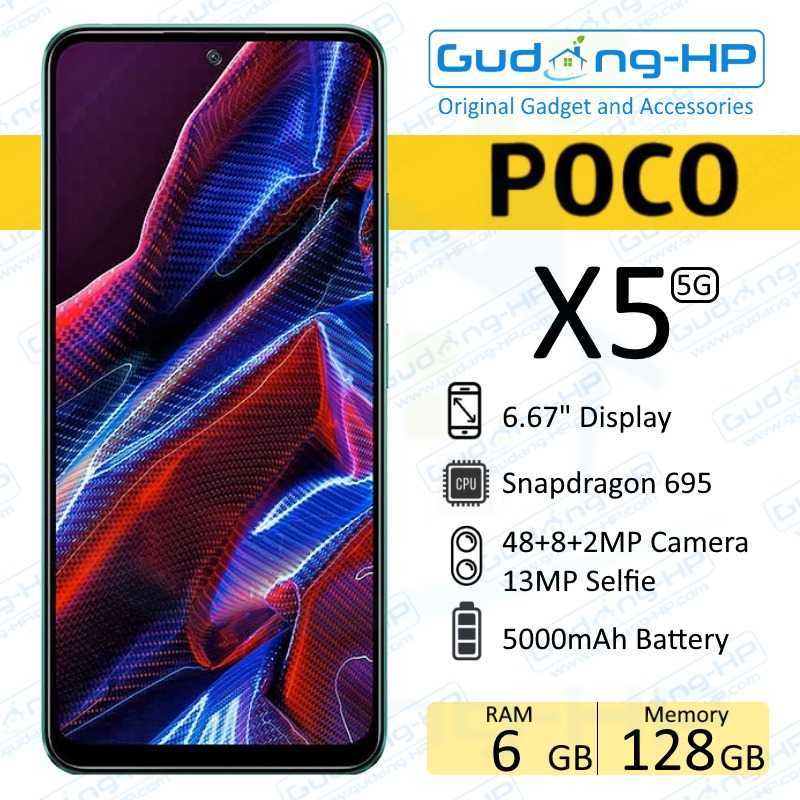 Promo Xiaomi Poco X5 5g 6/128 Gb Garansi Resmi Diskon 21% Di Seller ...