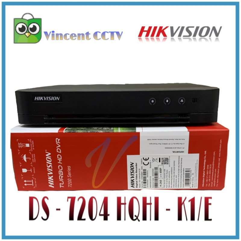 Hikvision DS-7204HQHI-K1 - Enregistreur Vidéo Numérique Noir Pour Système De Surveillance