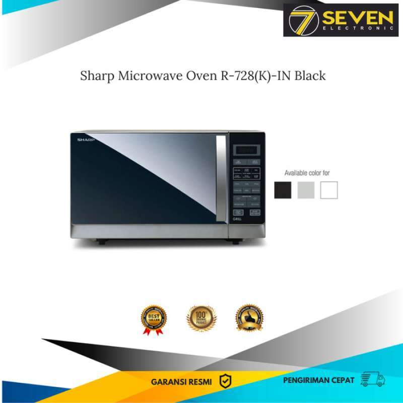 Promo SHARP MICROWAVE OVEN R728(K)IN BLACK Diskon 33 di Seller