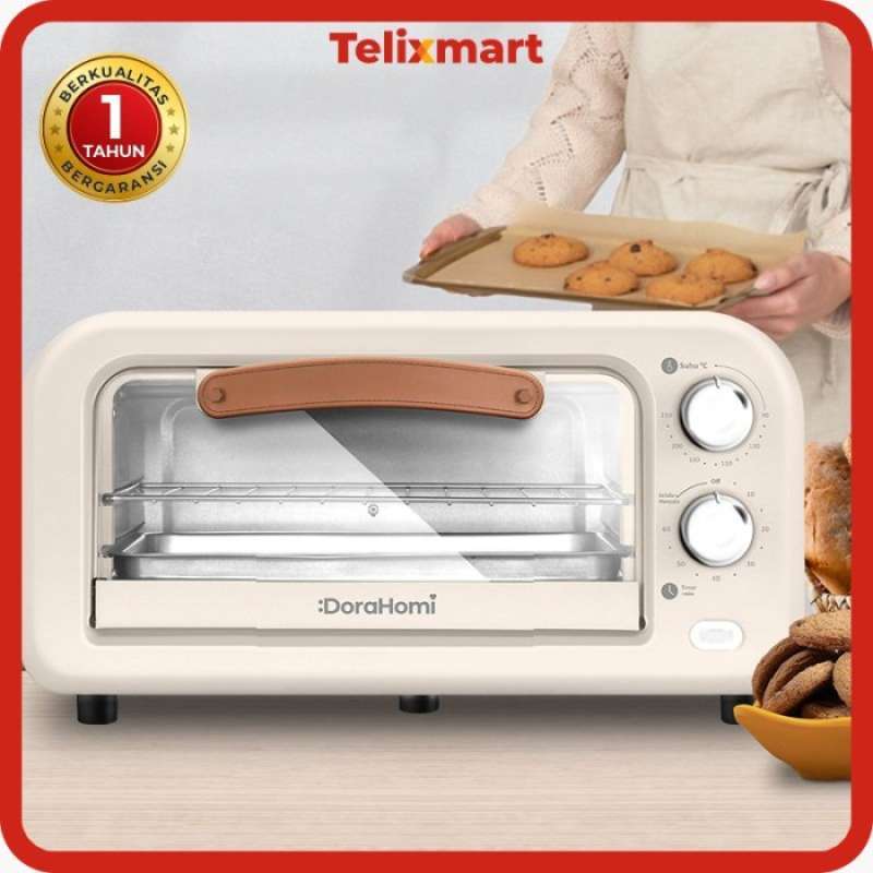 Promo Dorahomi Oven Listrik Low Watt Electric Open Kue Alat Panggang 12Liter Diskon 13 di