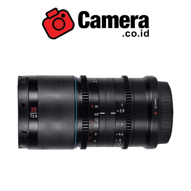 SIRUI Saturn 35mm T2.9 1.6X Anamorfico Full Frame In Fibra Di Carbonio – Leggero Per Drone E Gimbal (DL Mount, Blue Flare)