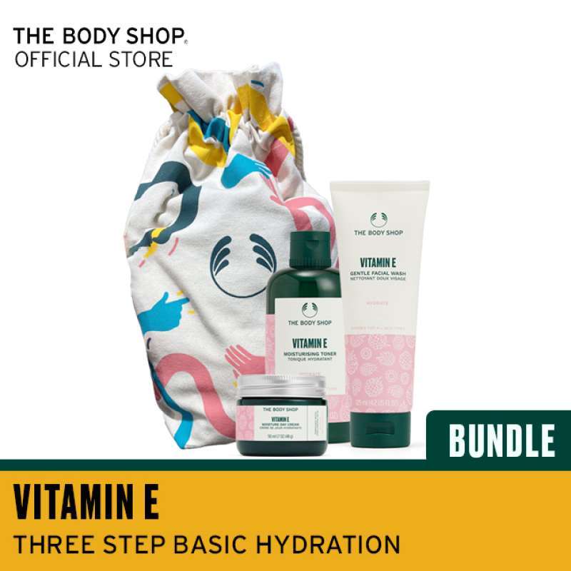Jual The Body Shop Vitamin E Threestep Basic Hydration Di Seller The