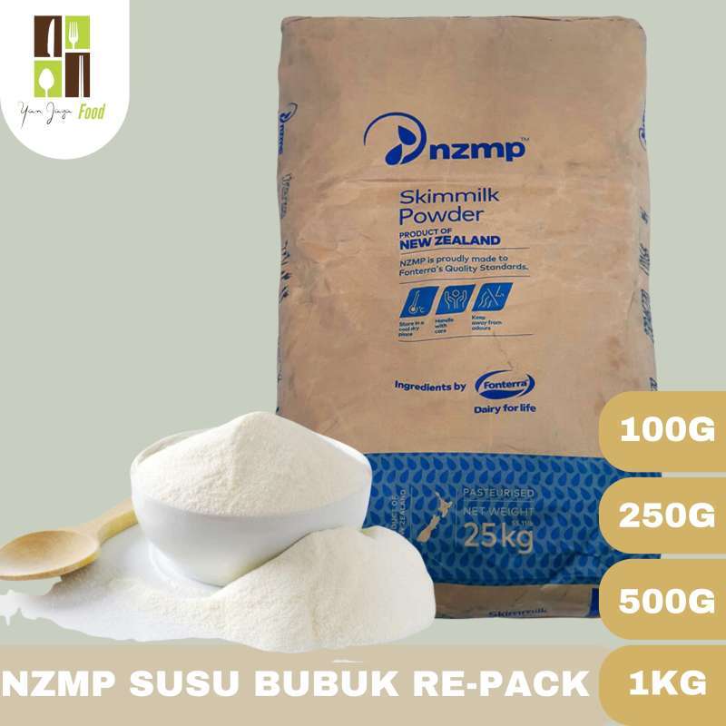 Jual NZMP Skim Milk Powder / Susu Bubuk Full Cream/ New Zealand Kemasan Repack 250/100g di