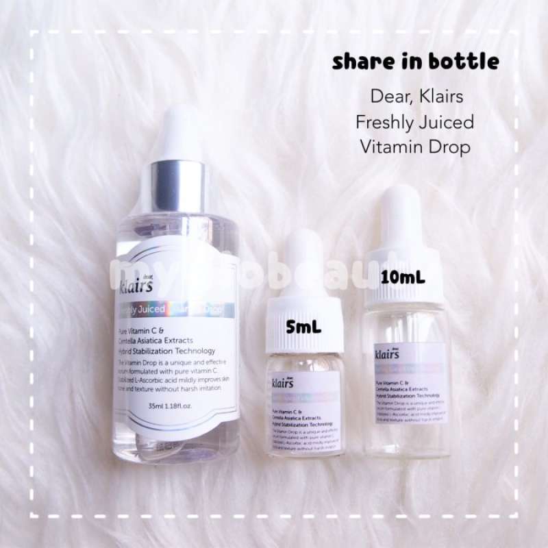 Promo [Share In Bottle] Klairs Freshly Juiced Vitamin Drop 5Ml Diskon ...