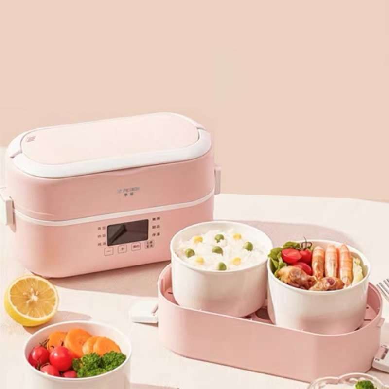 Promo Electric Digital Lunch Box 4 Liners 2 Tingkat Dhf2C / Pemanas