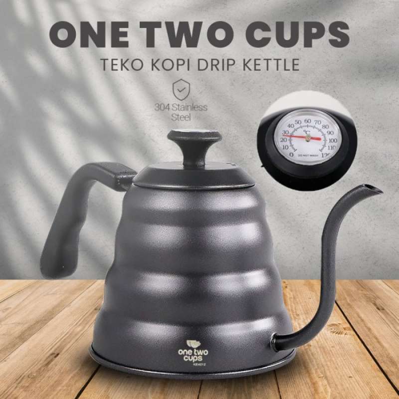 Promo Coffee Maker Pot Kettle Teko Barista Thermostat KE4012 Hitam 1