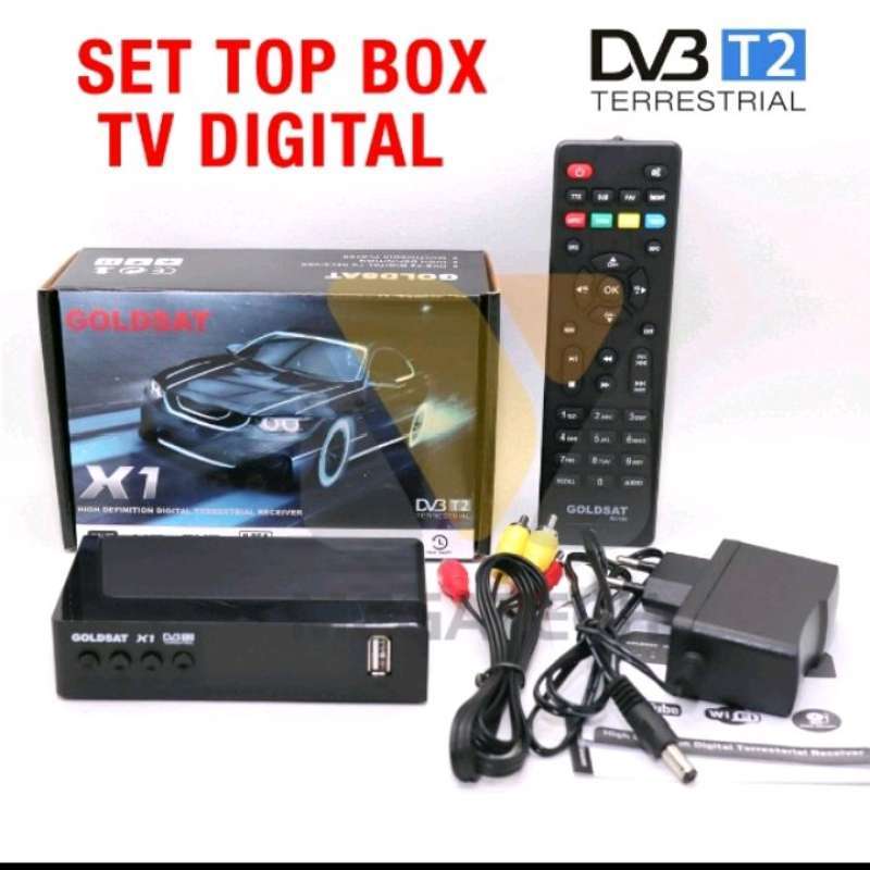 Promo Set Top Box TV Digital GOLDSAT X1 Diskon 15 di Seller Jaya