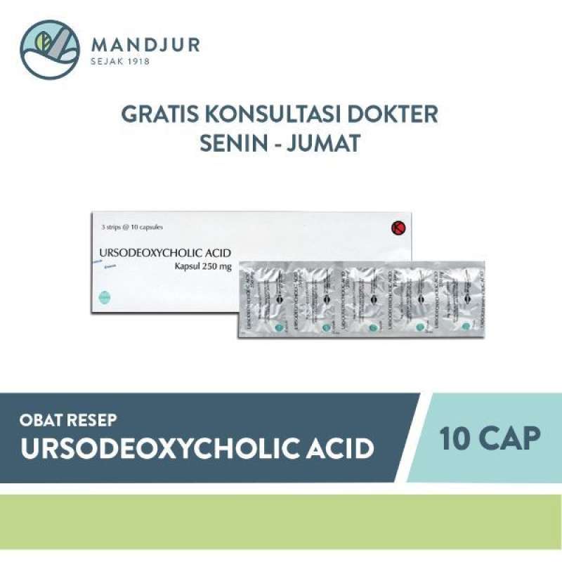 Jual Ursodeoxycholic Acid 250 Mg 10 Tablet Di Seller Apotek Mandjur ...