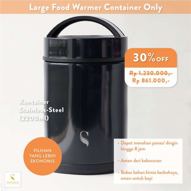 Promo Swanz Large Food Warmer Container Diskon 33 di Seller Dapuran