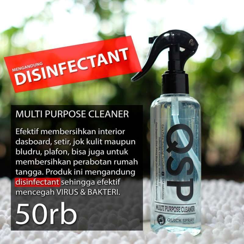 Promo Qsp Multi Purpose Cleaner Interior Spray 250 Ml Auto Car