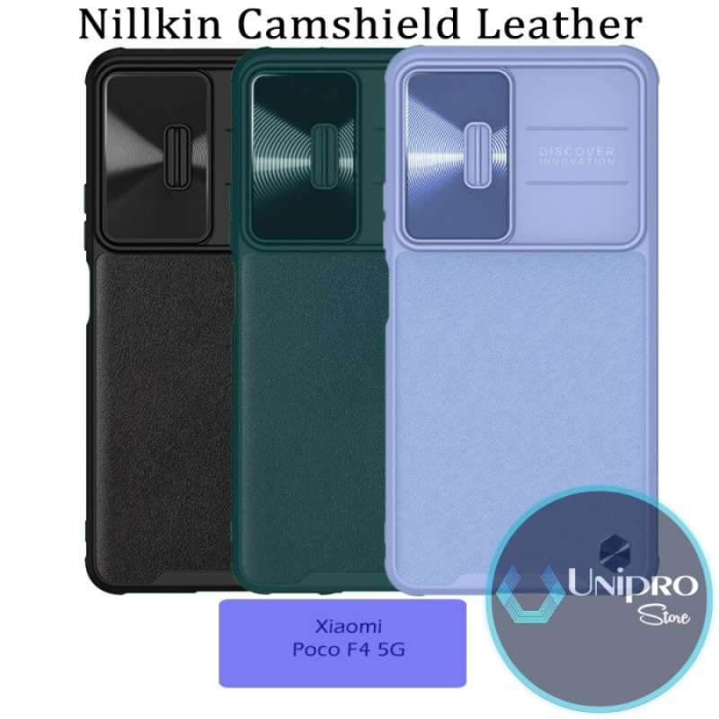 Promo Case Nillkin Camshield Leather Xiaomi Poco F4 5G Camera Cover ...