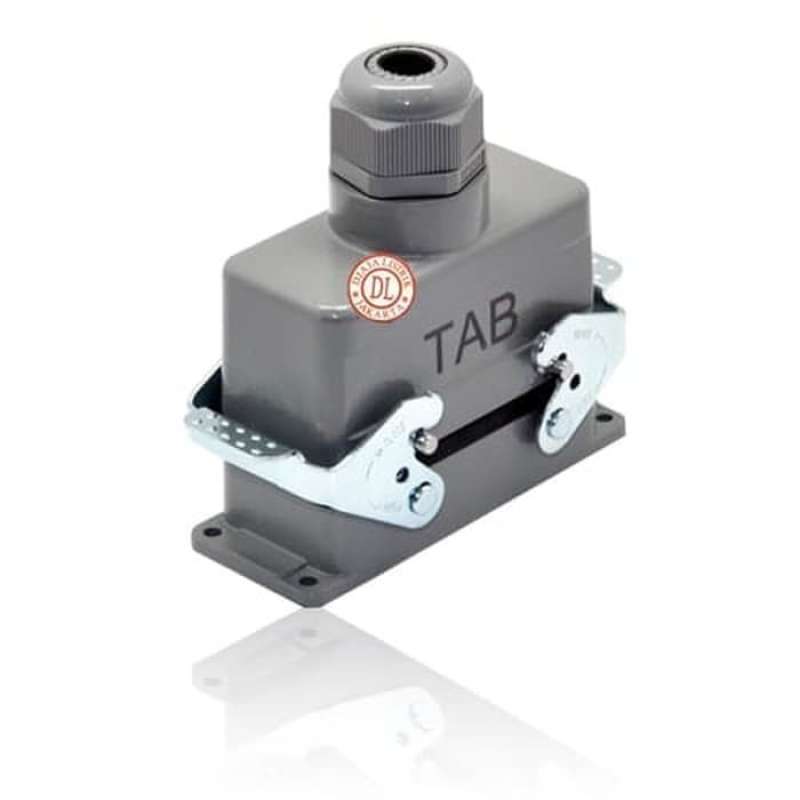 HDC-HE-032 Rechthoekige Heavy Duty Connector 32 Core Industriële Waterdichte Socket 16A 500V HE32 Top/Side Entry Behuizing Schroef plug  13