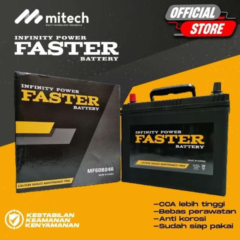 Jual Aki Mobil Suzuki Escudo Lama FASTER BATTERY NS60 Aki Kering 12V