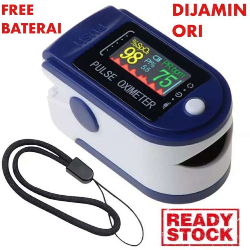 Promo Oximeter Fingertip Pulse Lk87 Ab88 Alat Ukur Kadar Oksigen
