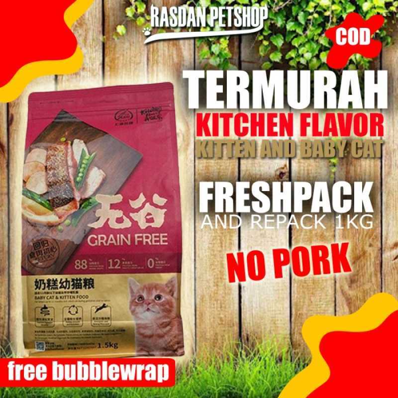 Jual KITCHEN FLAVOR KITTEN AND BABY CAT MIRIP HAPPY CAT MINKAS KITTEN