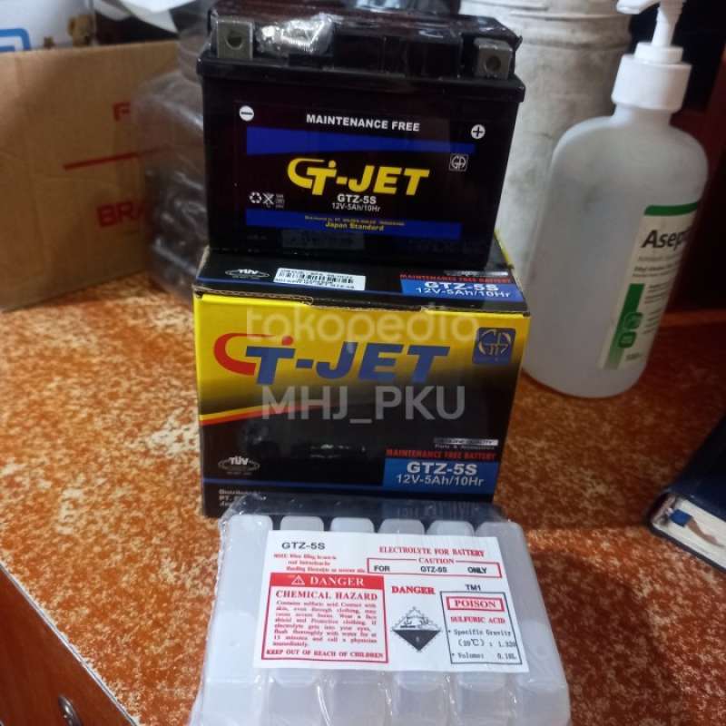 Promo Aki Baterai Kering Gtz5S Gt Jet Kharisma Beat Vario Supra 125