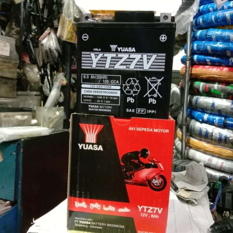 Promo Aki Kering Yamaha Nmax Yuasa 12 Volt 6 Amper Diskon 23% Di Seller