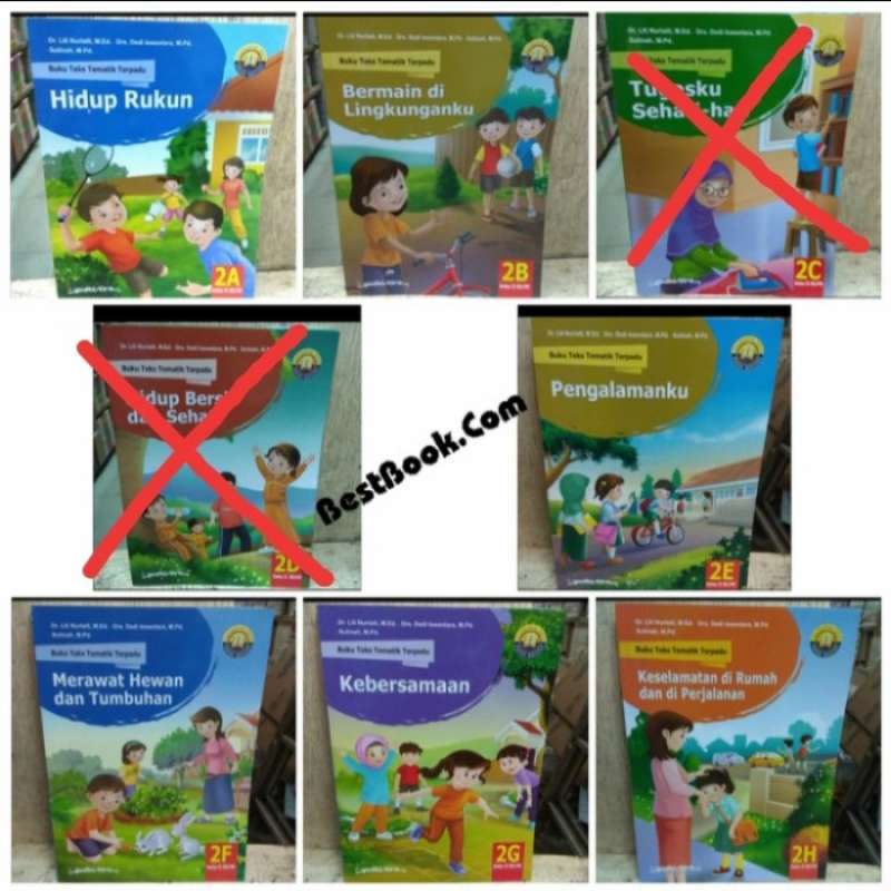 Promo Buku Teks Tematik Terpadu Untuk SD Kelas 2 Tema 2A 2B 2E 2F 2G 2 ...