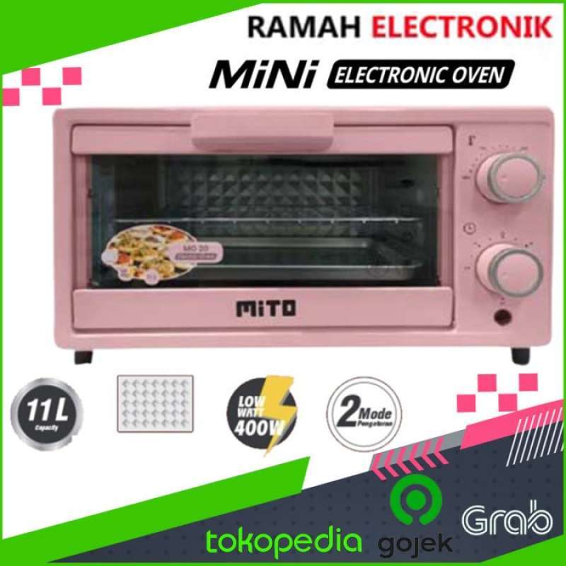 Promo Mito Oven Mo20 Mito Oven Electric Mini 11L Low Watt Diskon 23