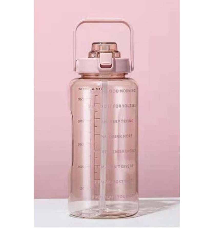 Promo Gratis Ongkir Botol Minum Besar Motivasi Bening 2 Liter / Botol ...