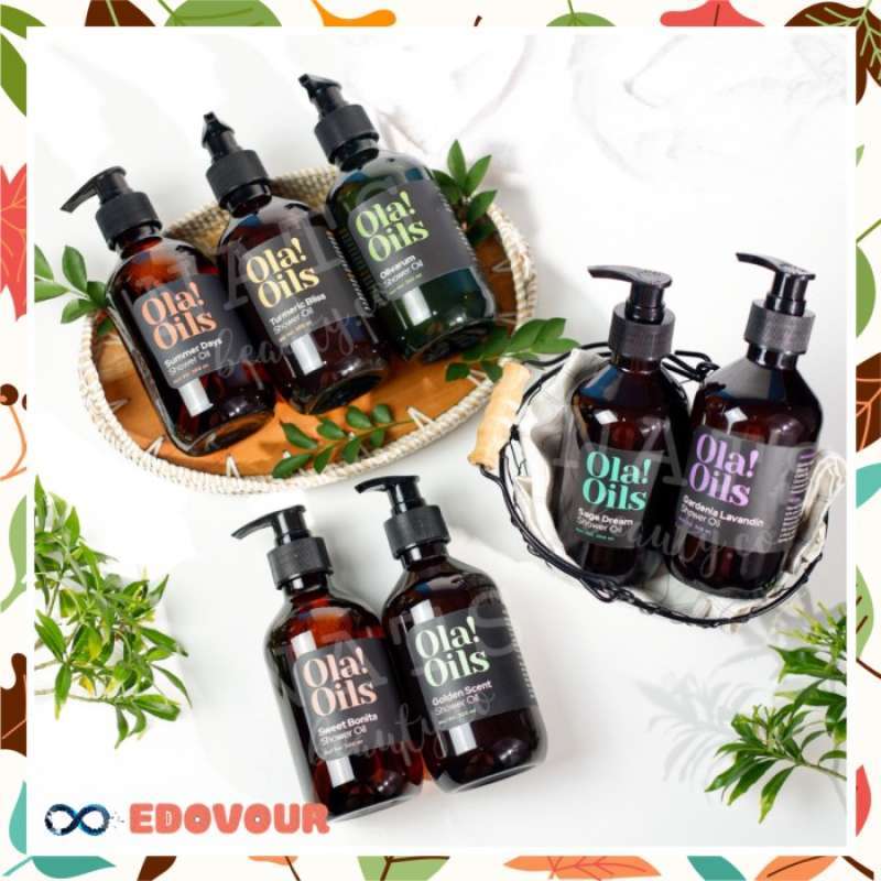 Promo SHOWER OIL OLA!OILS 300ML OLA OILS SABUN BADAN EKSIM ECZEMA