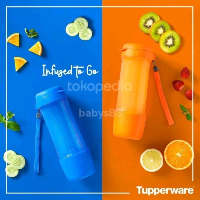 Promo Infused To Go Bottle Tupperware 700Ml Botol Minum Tupperware