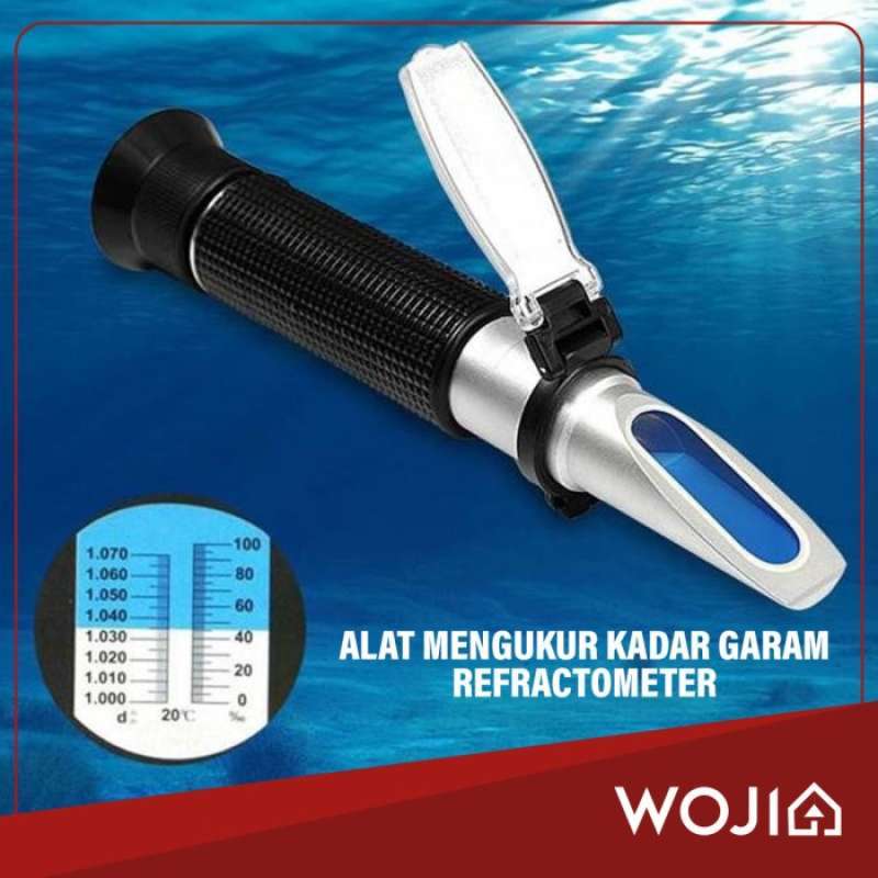 Promo Refractometer Salinity Meter Alat Ukur Kadar Garam Air