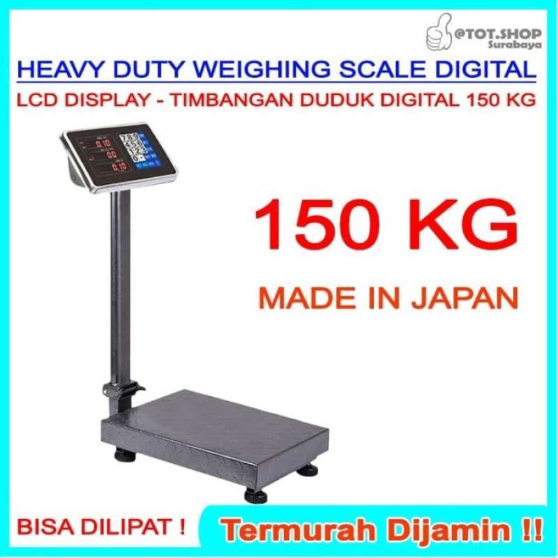 Promo TIMBANGAN DUDUK DIGITAL 150 kg HEAVY DUTY DIGITAL WEIGHING SCALE