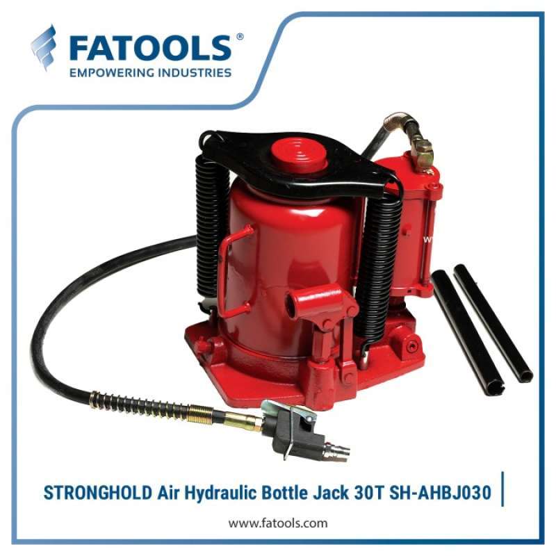 Promo STRONGHOLD Air Hydraulic Bottle Jack 30 Ton Dongkrak Botol