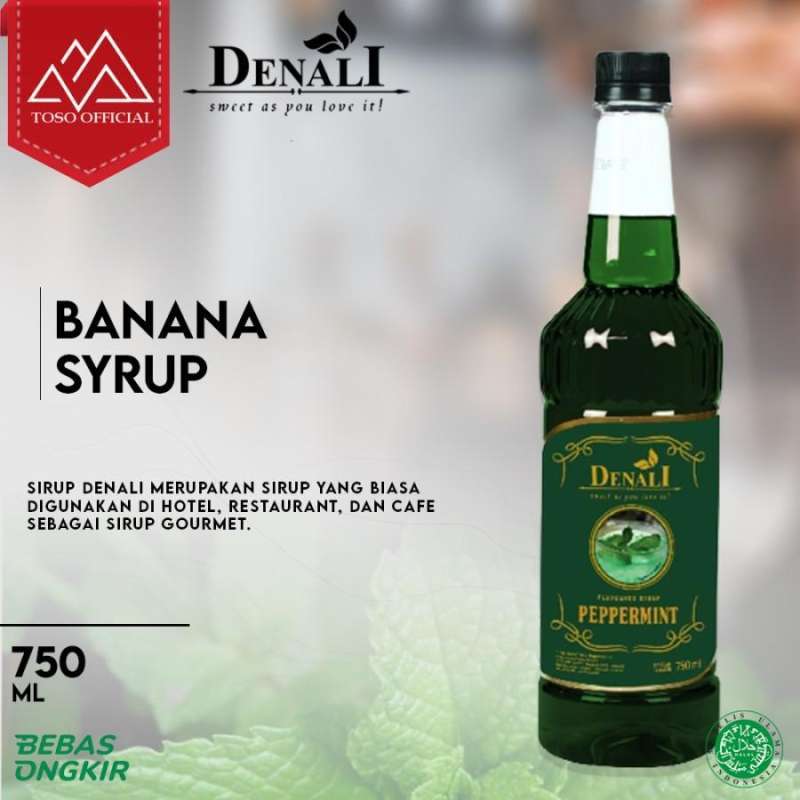 Promo Denali Sirup Flavour Peppermint 750ml Syrup Diskon 50 Di Seller