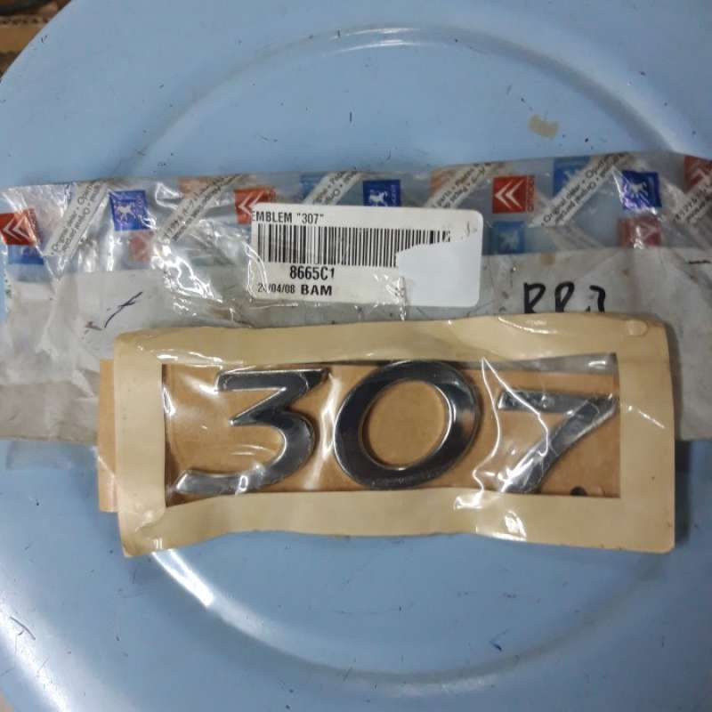 Promo Emblem / Sticker / Logo Peugeot Tulisan 307 - Original Diskon 21% ...