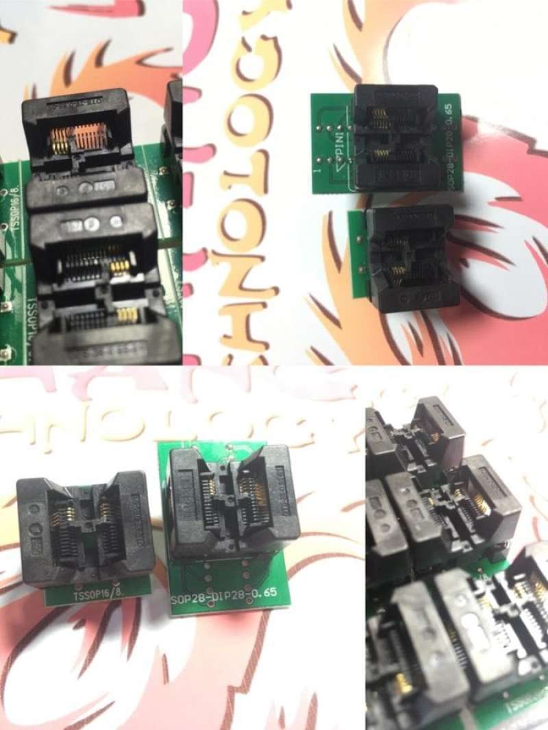 Promo !!! Socket Adapter Bios Printer MG Canon Flasher EZP2010 RT809