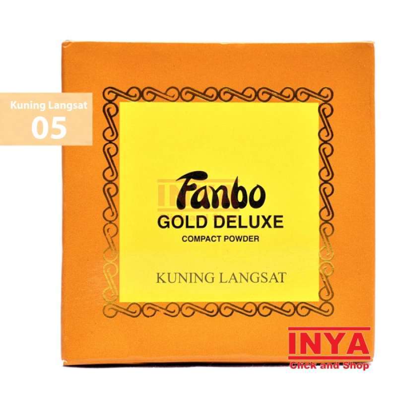 Fanbo Gold Jual FANBO GOLD DELUXE 5 KUNING LANGSAT COMPACT POWDER 20gr - BEDAK ...
