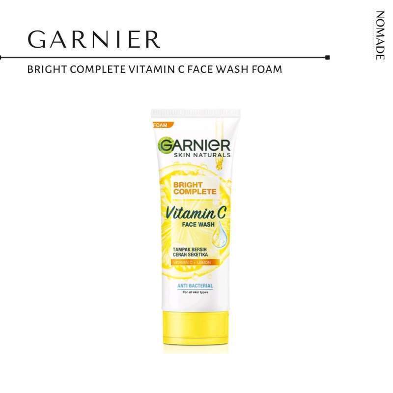 Jual Garnier Bright Complete Vitamin C Face Wash Foam 50ml Di Seller