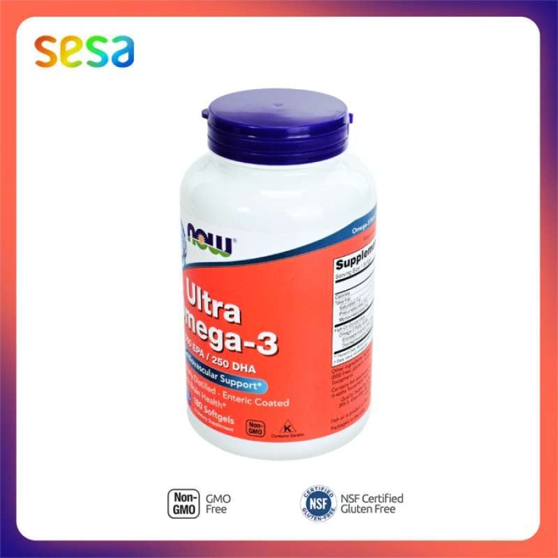 Jual Now Ultra Omega 3 500 Epa/250 Dha 180 Softgels Di Seller Zebaa ...