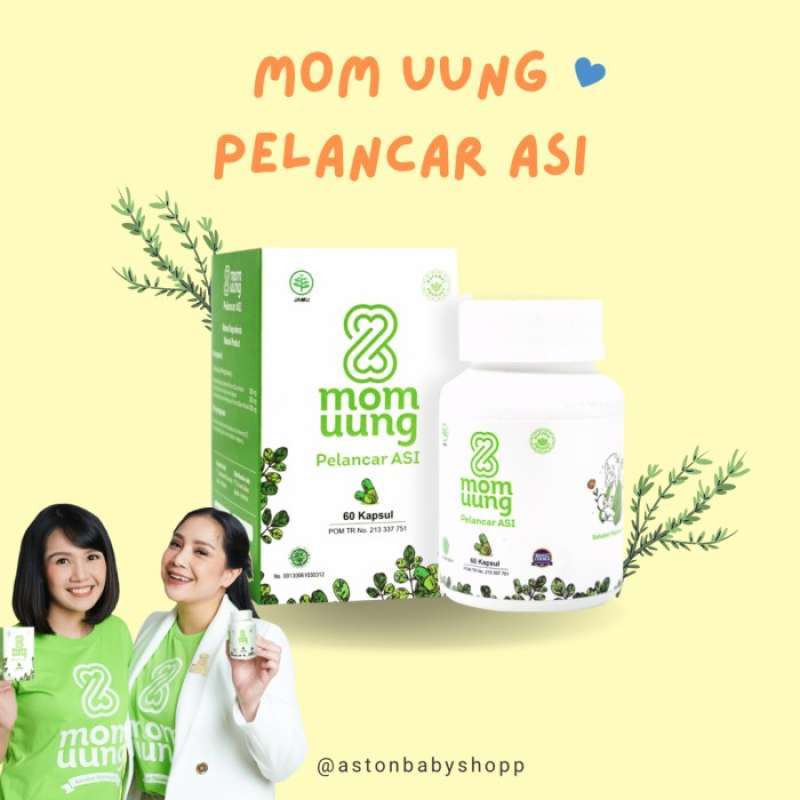 Promo Mom Uung Asi Booster 30 Caps / 60 Caps Mom Uung Pelancar Asi