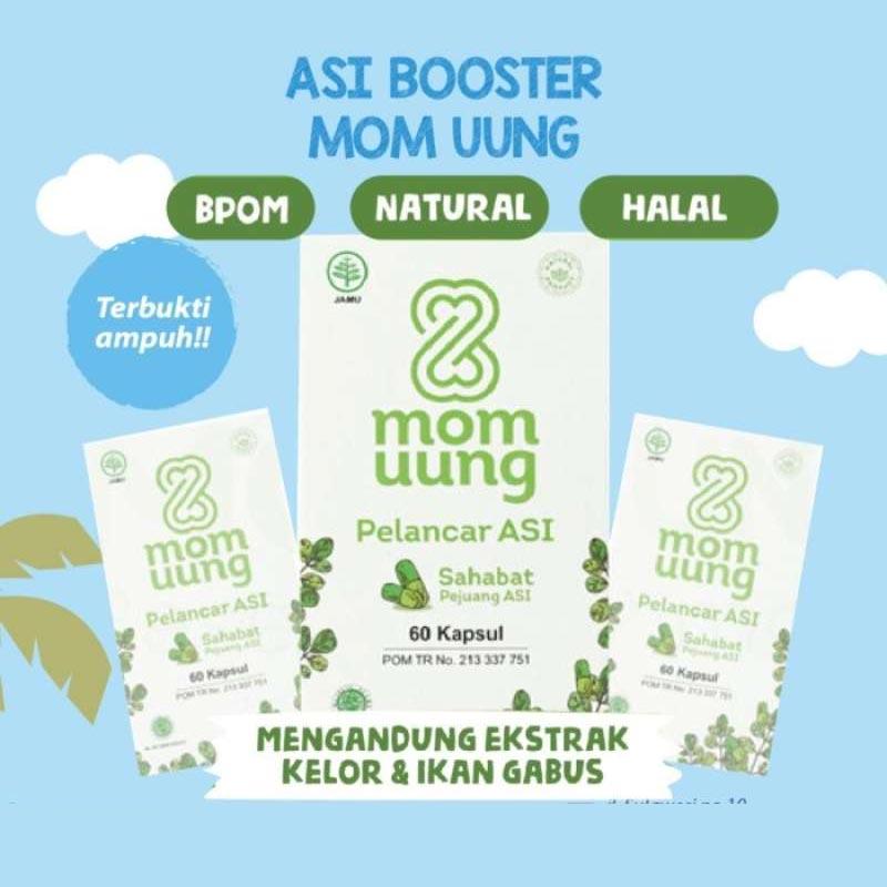 Promo Mom Uung Pelancar Asi Kapsul/Asi Booster Diskon 17% di Seller