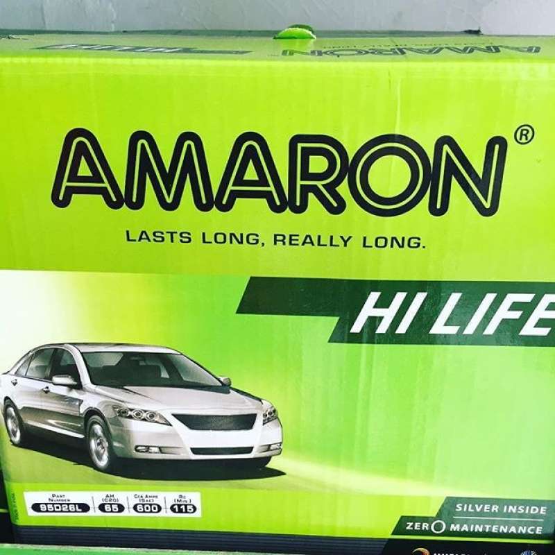 Promo Aki Mobil Toyota Innova Diesel 95D26L / 80D26L Amaron Hi Life