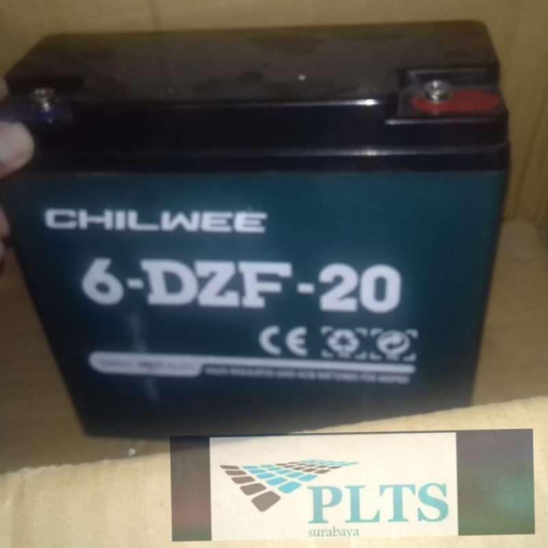 Promo Aki Vrla Chilwee 12V 20Ah (Aki Motor Listrik) 6-Dzf-20 Diskon 17%