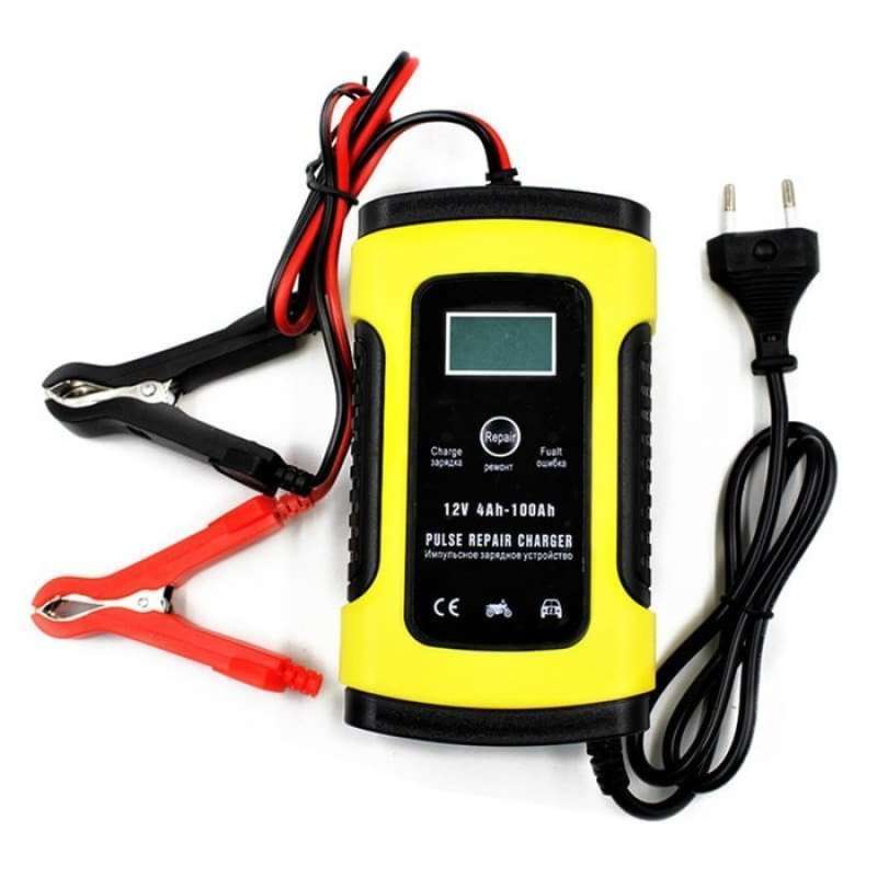 Promo Battery Charger Aki Mobil 12V 6A Mengisi Daya Baterai Mobil dan