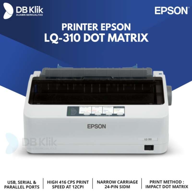 Promo Printer Epson Lq310 Dot Matrix Epson Lq 310 Dot Matrix Printer