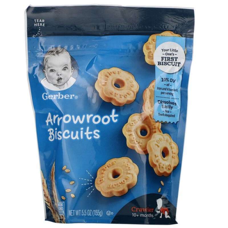 Promo Gerber Arrowroot Biscuits 10+ Mo (155 G) Diskon 23% di Seller ...