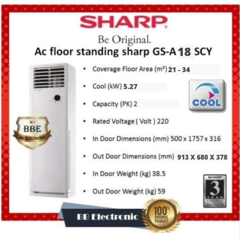 Jual Ac Berdiri Merk Sharp Original, Murah & Diskon April 2024 | Blibli